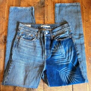 Levi’s Cyanotype Fern Jeans
